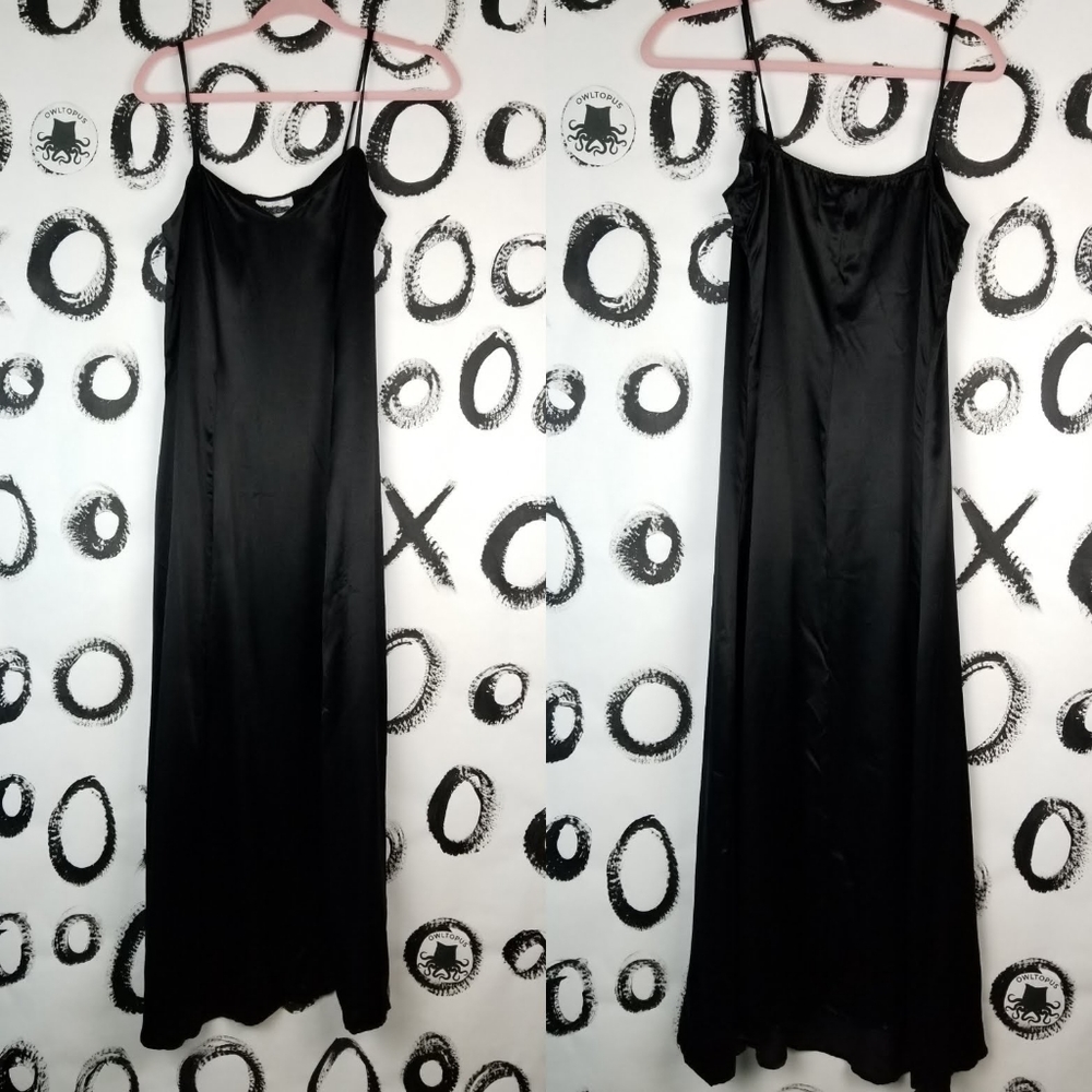 Vintage 90s Y2K Slip Dress Maxi Next Era Bias - Picture 2 of 6